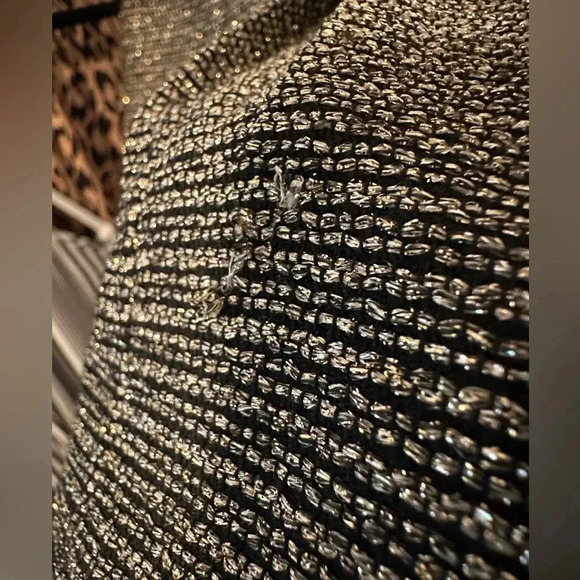 Madewell Broadway and Broome Gold Mini Skirt with Pockets Size 12 - Picture 9 of 9